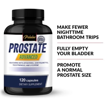 Prostate Advanced Prostate Supplement Saw Palmetto Stinging Nettle 120 ct