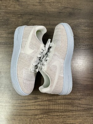 Nike Air Force 1 Crater Flyknit Photon Dust DH3375-101 GS Size 5Y NEW
