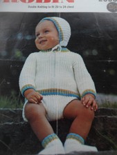 Robin 1594 Vintage Loopy Hat Knitting Pattern DK Newborn Adult 1970s Fun