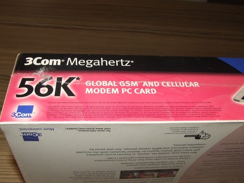 Carte PC vintage 3Com Megahertz 56K Global GSM et modem cellulaire neuve et scellée 1999 - Photo 23/24