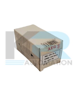 NEW AEG BML-GR-10-A Illuminated Pushbutton, 22mm, RED, 110VAC