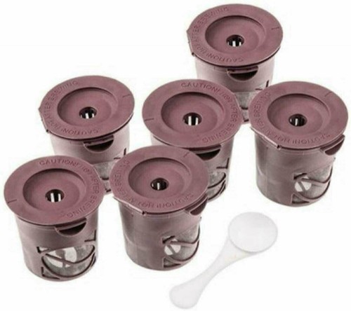 Handy Cups Reusable K-cups w/ Free Bonus Scoop - Compatible w/ Keurig (6 Pack) - Picture 5 of 9