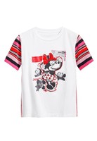 Desigual T-Shirt Damen 25SWTK39, Weiß, GrößE S, Shirt, Oberteil