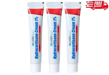 Hydrocortisone cream 1, 3oz Tube (Pack of 3), Maximum Strength Anti-Itch Cream
