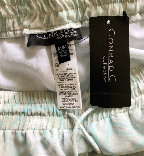 CONRAD C Size M 12 / 14 Designer Paisley Print Wide Leg Lined Trousers NWT £105 - Picture 7 of 7