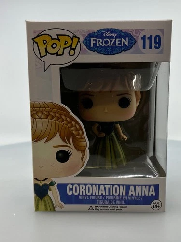 Funko POP! Disney Frozen Anna Coronation #119 Vinyl Figure DAMAGED BOX SEE PICS