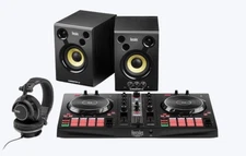 Hercules DJ Essentials Kit - All-in-One Kit with Inpulse 300mk2, DJ Monitor 42 (