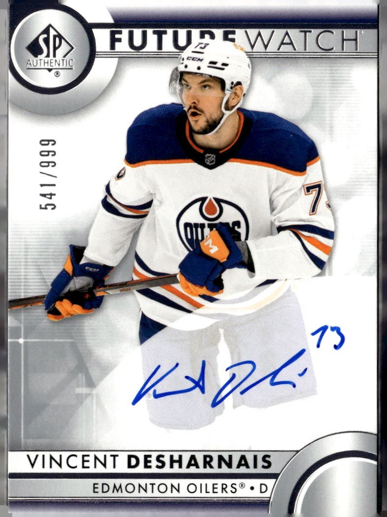 23/24 SP AUTHENTIC FUTURE WATCH AUTOGRAPH #133 VINCENT DESHARNAIS RC (541/999)