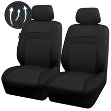 3D Air Mesh Car Seat Covers Seats Only, Universal Seat Covers Two Front Black
