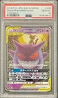 PSA 10 GENGAR & MIMIKYU GX 038 TAG BOLT JAPANESE SUN & MOON TAG TEAM POKEMON