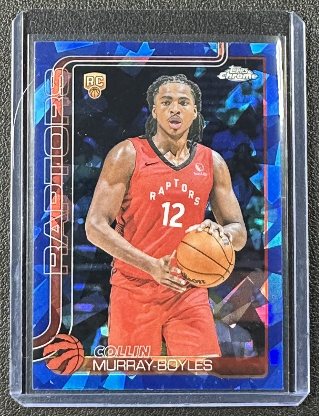 COLLIN MURRAY-BOYLES 2025-26 TOPPS CHROME SAPPHIRE #259 ROOKIE RC RAPTORS RARE