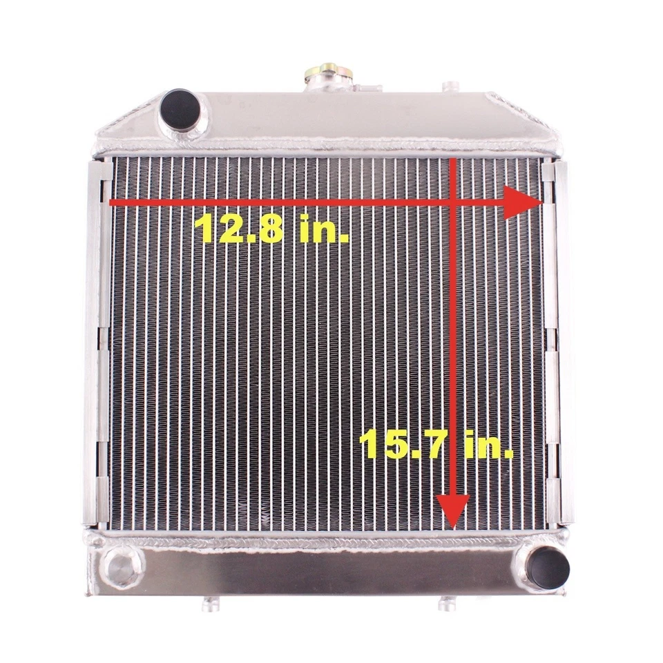 Aluminum Radiator For Ford New Holland 1500 1600 1700 1900 & Fiat 1000 Tractors — 第 2/4 张图片