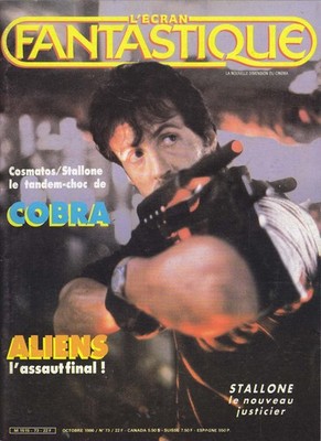 L'Ecran Fantastique #73 FN; Media Presse | Cobra Stallone - w/Bag+Board