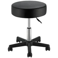Rolling Stool Chair Heavy Duty 400 LBS Adjustable with Ultra-Thick Comfort Seat