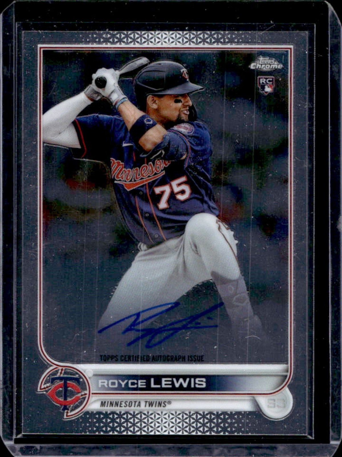 2022 Topps Chrome Royce Lewis Auto RC #RA-RL Twins Rookie