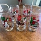 Holly Hobbie Vintage Coca Cola Christmas Glasses set of 5 — photo 1