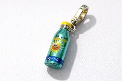 Juicy Couture Y2K Charm Sonnenblock hellbraun creme authentisch YJRU4861 Silber