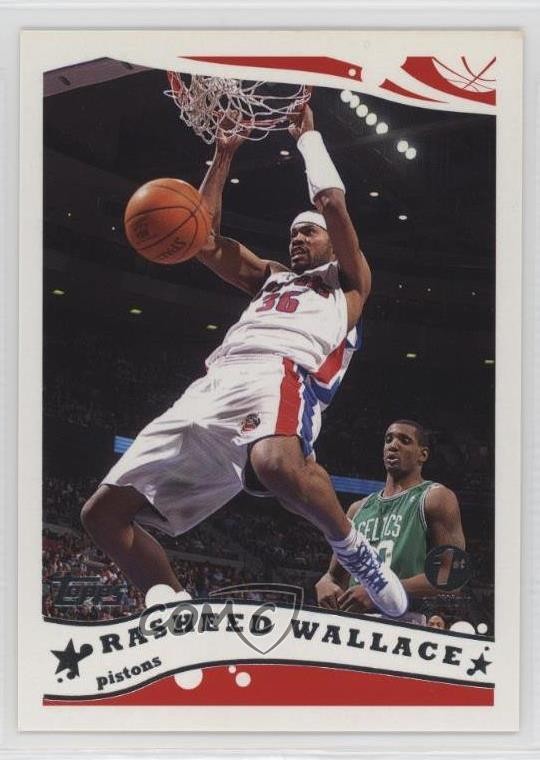 2005-06 Topps 1st Edition Rasheed Wallace #154 2b6
