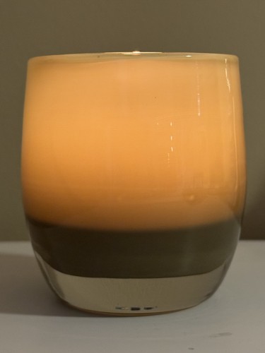 Candelabro Glassybaby Greenlake raro pre triskelion soplado a mano Seattle WA EE. UU. - Imagen 8 de 9