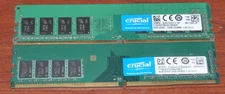 Crucial CT4G4DFS824A 4GB DDR4 RAM 2400 MHz CL17 Desktop Memory READ!!!