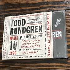 Todd Rundgren / Live at the Warfield 10th March 1990 (2-CD Set) (ECLEC 22352) ..