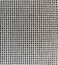 Orange Line Blank Mono Deluxe 10-Mesh White Needlepoint Canvas 20" X 18"