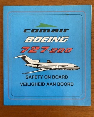 Comair (Südafrika) 727 Safety Card