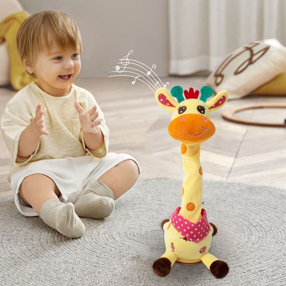 Dancing Giraffe Plush With Light UP Twisting Talking Giraffe Stuffed Animal Toy
