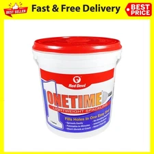 Red Devil 0541 ONETIME Lightweight Spackling, 1 Gallon, Pack of 1, White