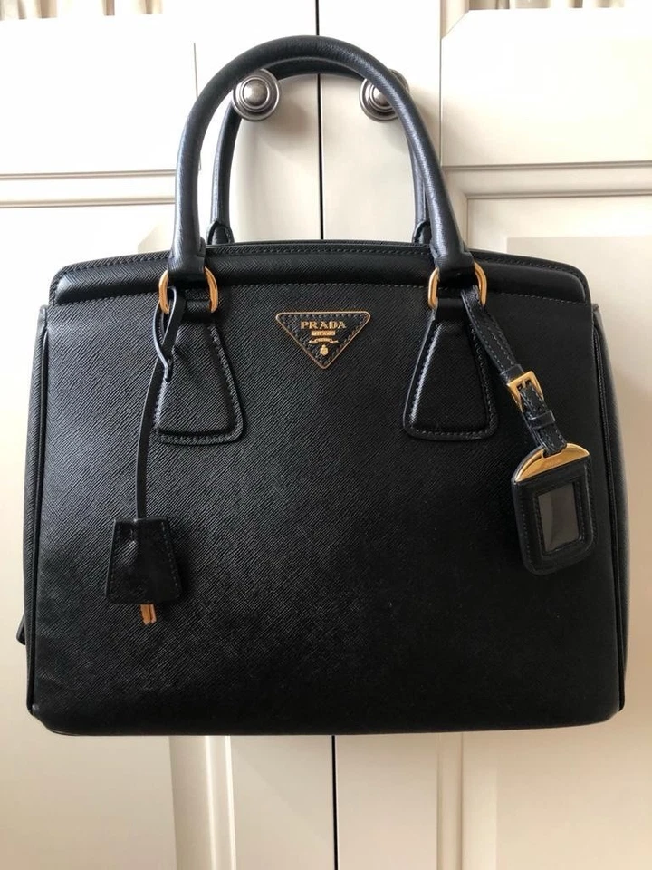 PRADA Saffiano Lux Nero Bag - Image 2 of 4