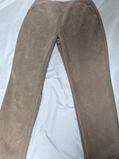 A New Day Women's Beige Pull On Pants with Pockets Size Large