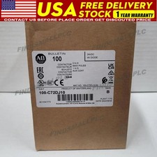 Allen-Bradley 100-C72DJ10 Contactor, 24VDC Coil w/ Diode NEW