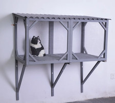 Cat Catio Window Perch for Large Indoor Cats - for Sunbathing Napping  Overlook