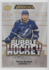 2022 Upper Deck Credentials Bubble Hockey Gold Spectrum /25 Steven Stamkos 12sb