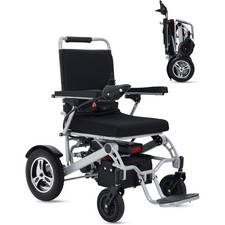 Airline Approved Folding Electric Wheelchair, 30 Mile Range, 330LB Capacity