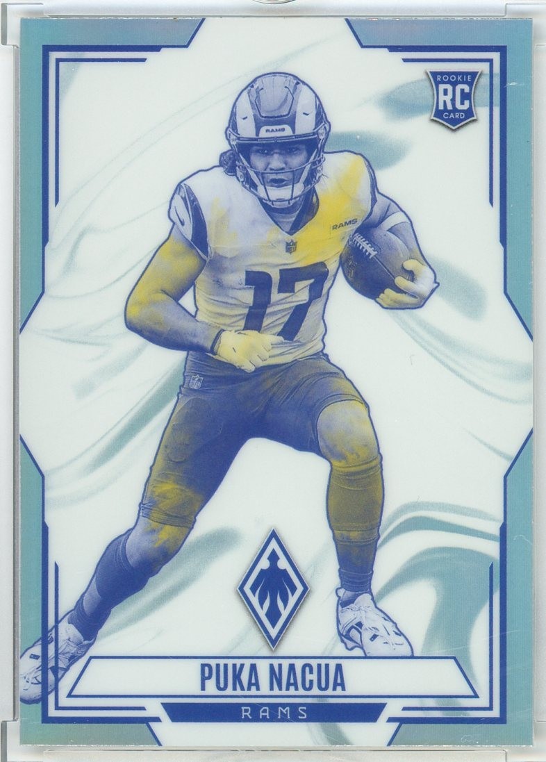 2023 Panini Phoenix - Contours Puka Nacua #CON-13 Silver Seismic (RC)