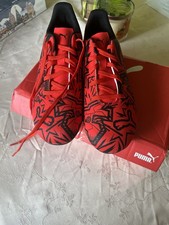 Puma Size 6.5 Puma X Christian Pulisic Tacto II Red Black Cleats Soccer New