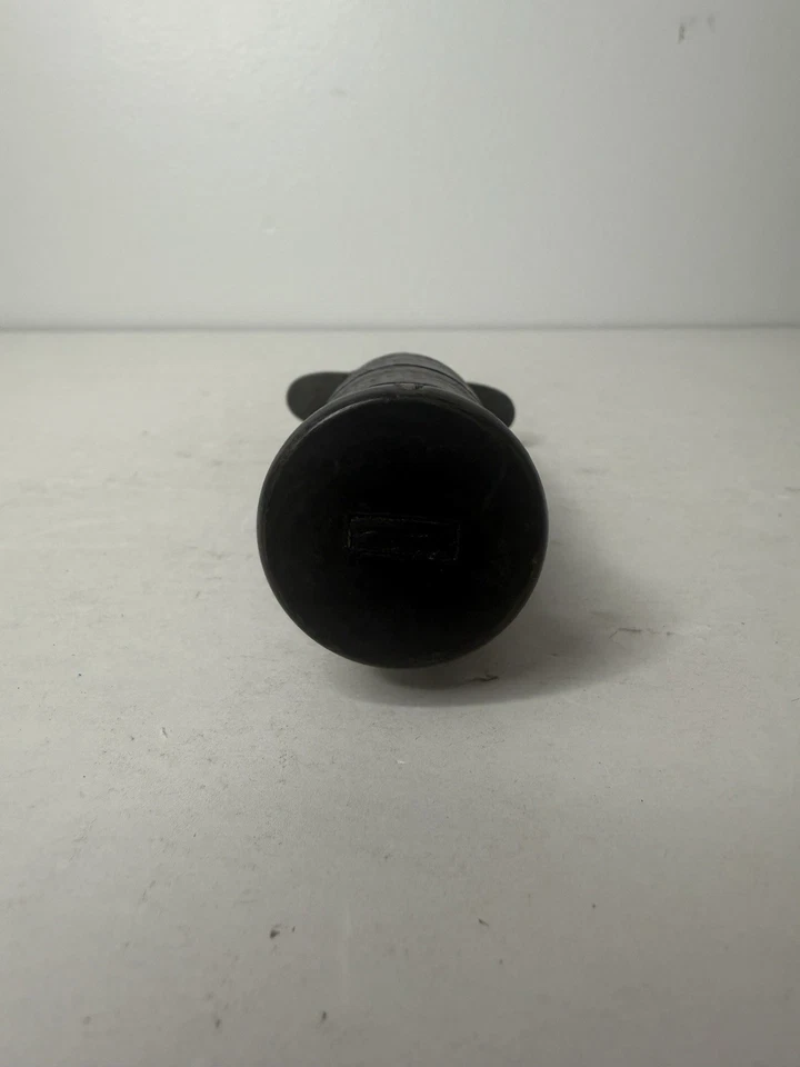 Cuchillo negro vintage años 70 US Camillus 1974 era Vietnam con cuero protector negro Foto 4 de 4