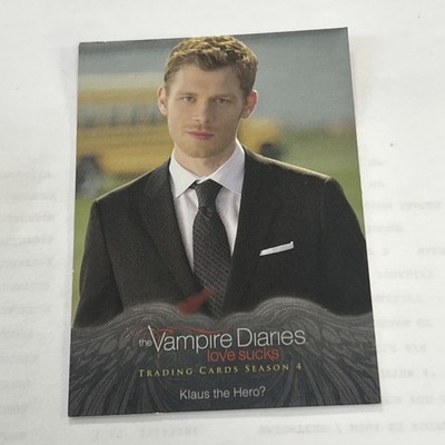 The Vampire Diaries Season 4 Character Trading Card Klaus The Hero #68