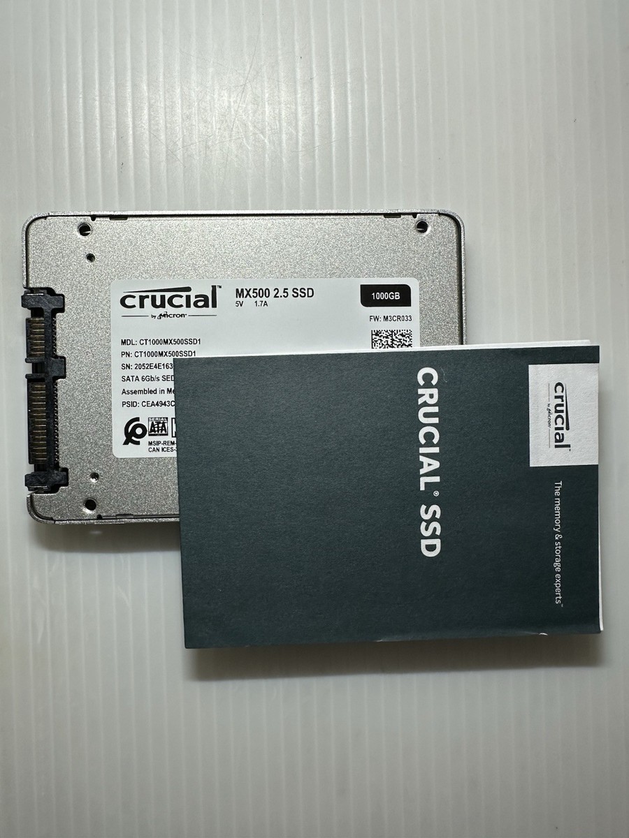 Crucial MX500 1TB 3D NAND 2.5