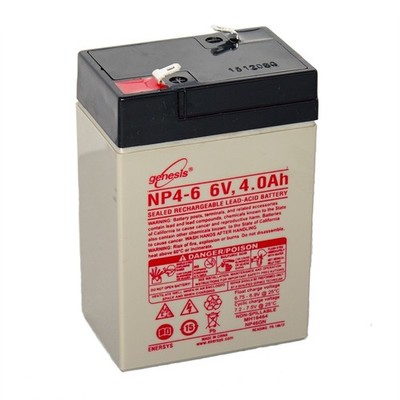 Enersys Genesis 6V 4AH Replacement Battery for Power-Sonic PS-640