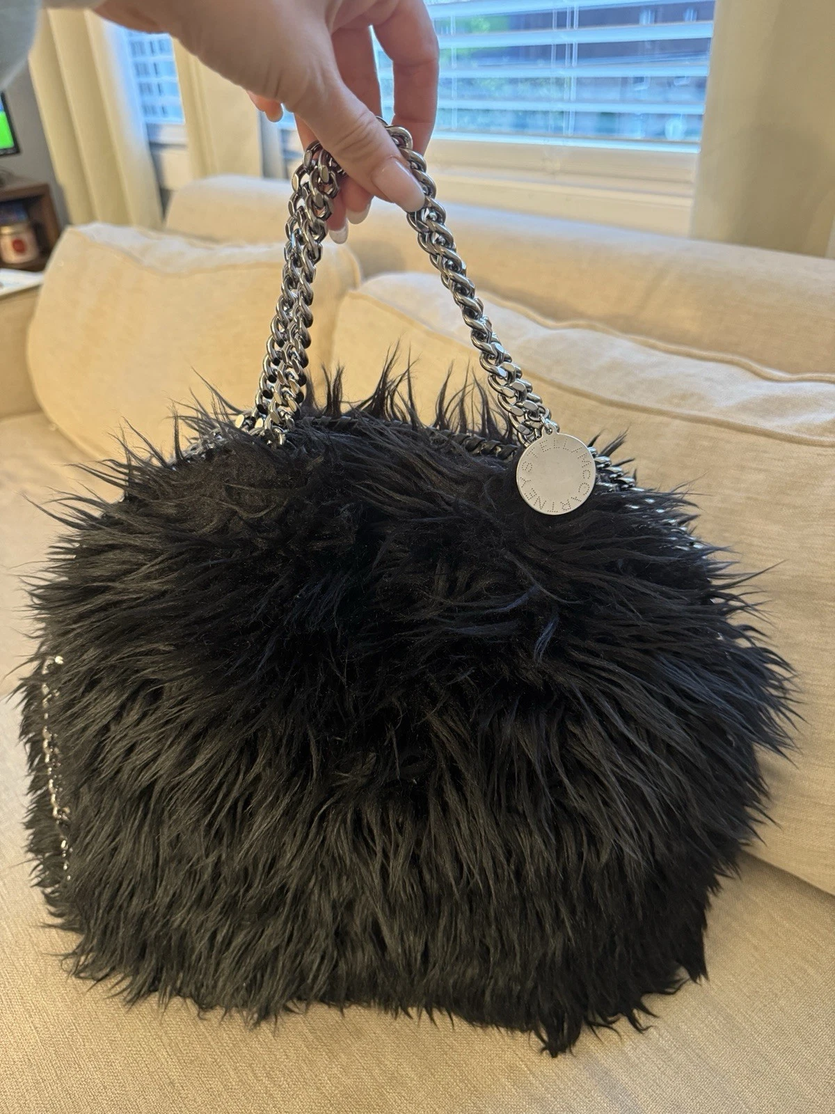 Stella McCartney — Authentic Stella McCartney Falabella Faux Fur Tote Bag - Rare FW12 Collection