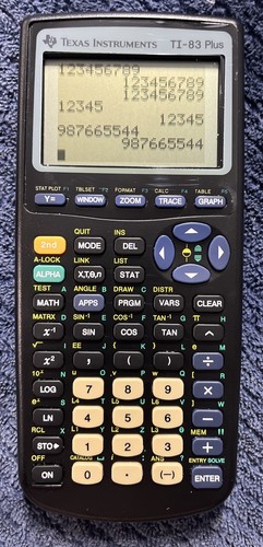 Texas Instruments TI-83 Plus Graphing Calculator w/ Cover NEW OUT OF BOX