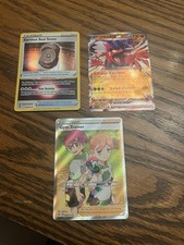 Pokemon 3 Card Holo Rares Gym Trainer Full Art / Koraidon ex / Seal Stone - LP