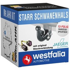 Für Peugeot 207 CC 07-15 Westfalia Anhängerkupplung starr mit 13pol spezifisch