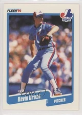 1990 Fleer Printed in Canada Kevin Gross #348