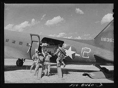 #ad #ad Fort Bragg North Carolina. Removing a jeep from a transport plane in a $9.99