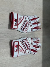 Pro Stock Game Used Portland Sea Dogs Franklin Batting Gloves