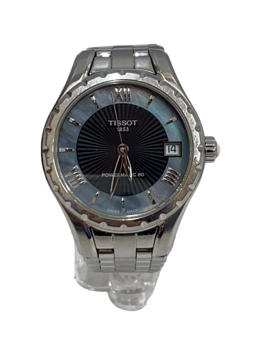 TISSOT Powermatic 80 Automatic Stainless Steel Watch Black Silver T072207A