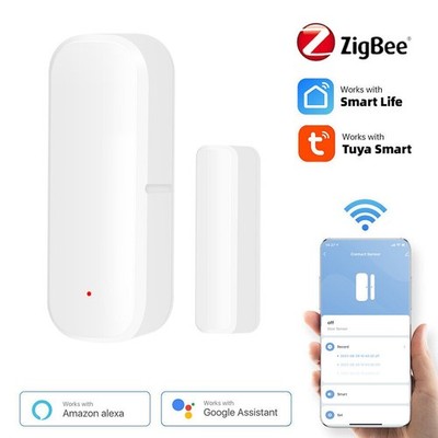 Tuya Zigbee/WiFi Smart Door Sensor Window Door Open Closed Detectors Smart Home*